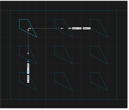 Sketch with a pattern used